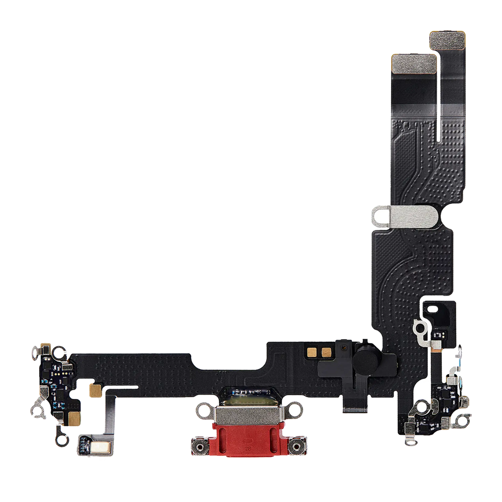 Charging Port Flex Cable for iPhone 14 Plus (Premium) (Red)