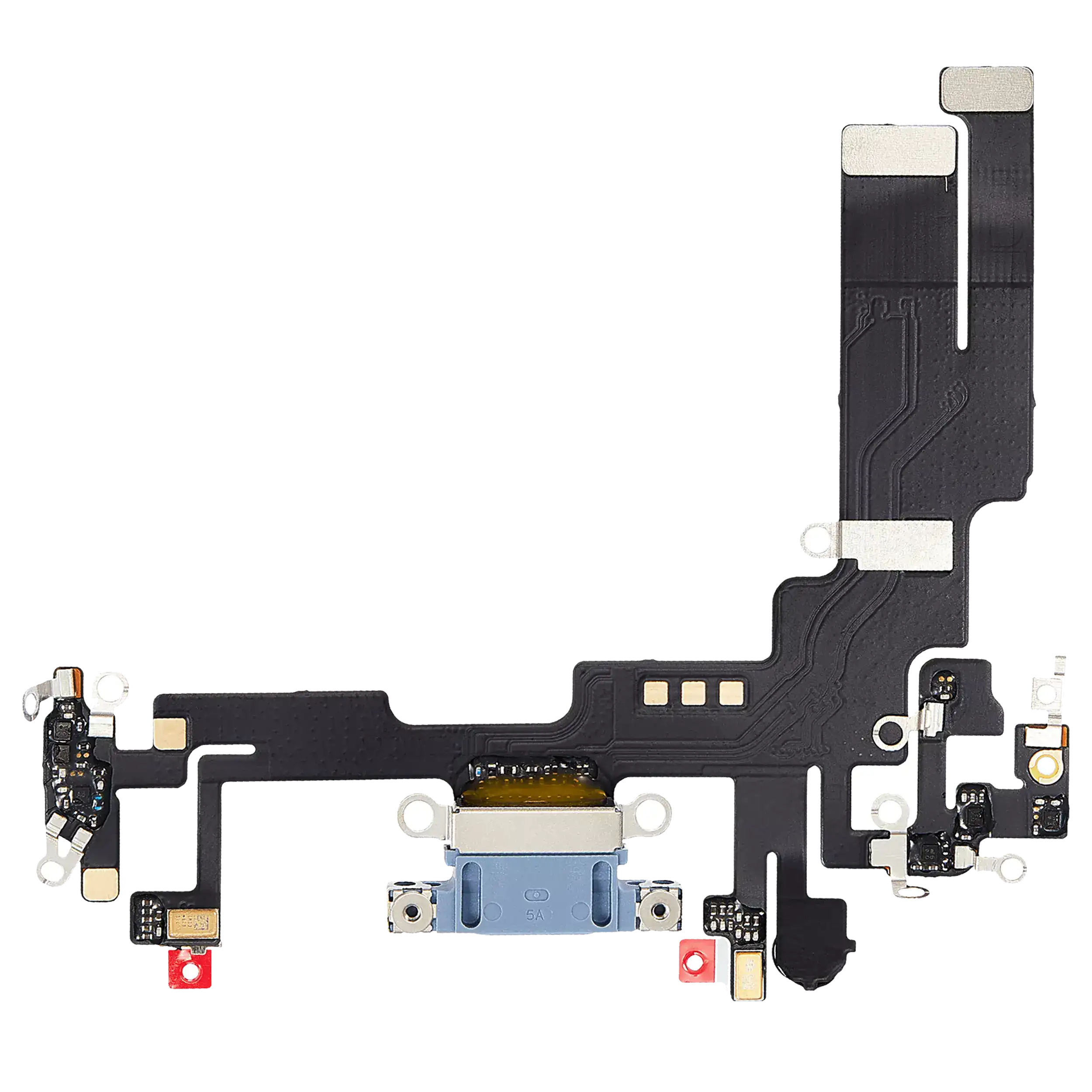 Ladebuchse-Flexkabel für iPhone 14 (Aftermarket Plus) (Blau)