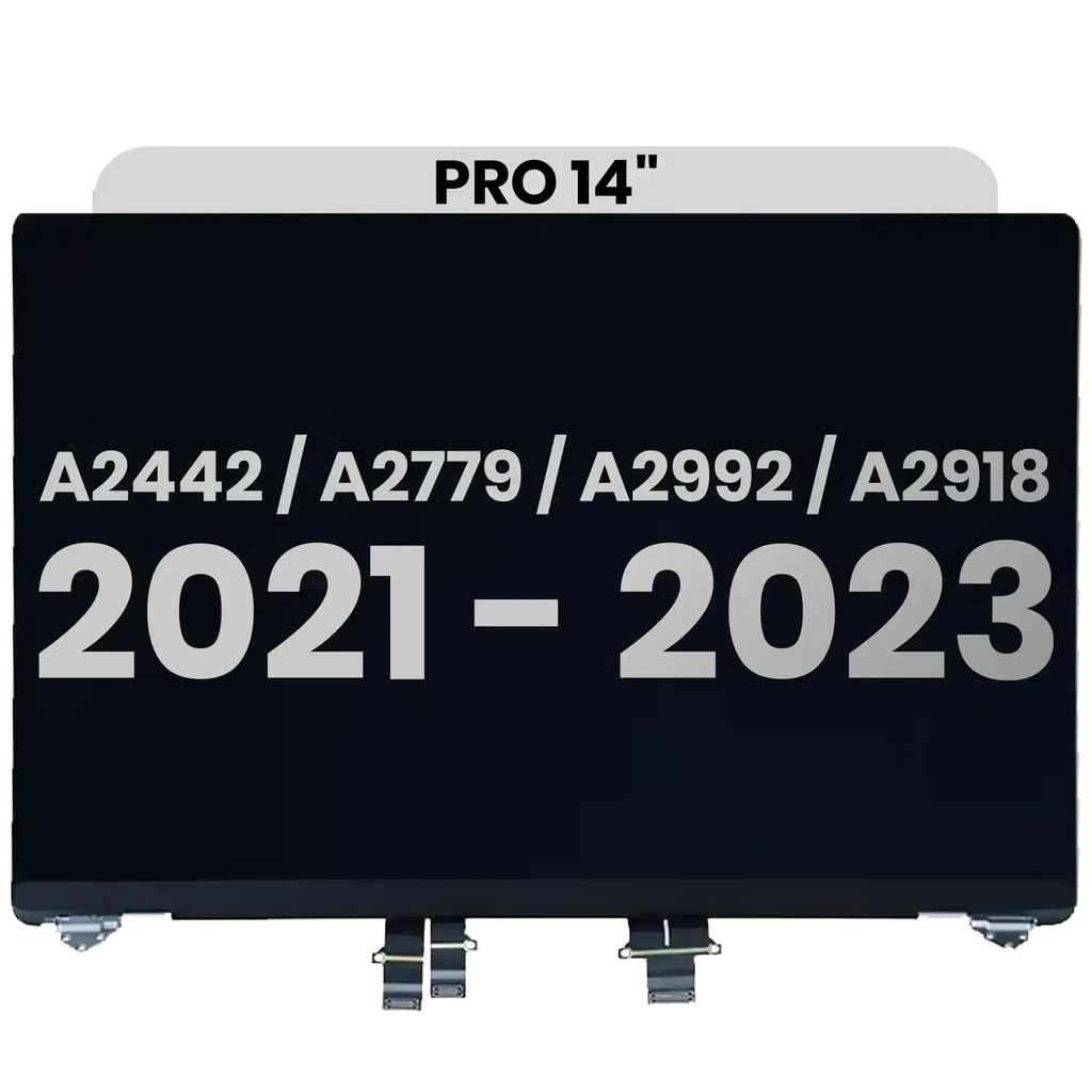 LCD Display for MacBook Pro 14" (A2442 / Late 2021) / (A2779 / Late 2023) / (A2992 / Late 2023) / (A2918 / Late 2023) (Used OEM, Grade A) (Silver)