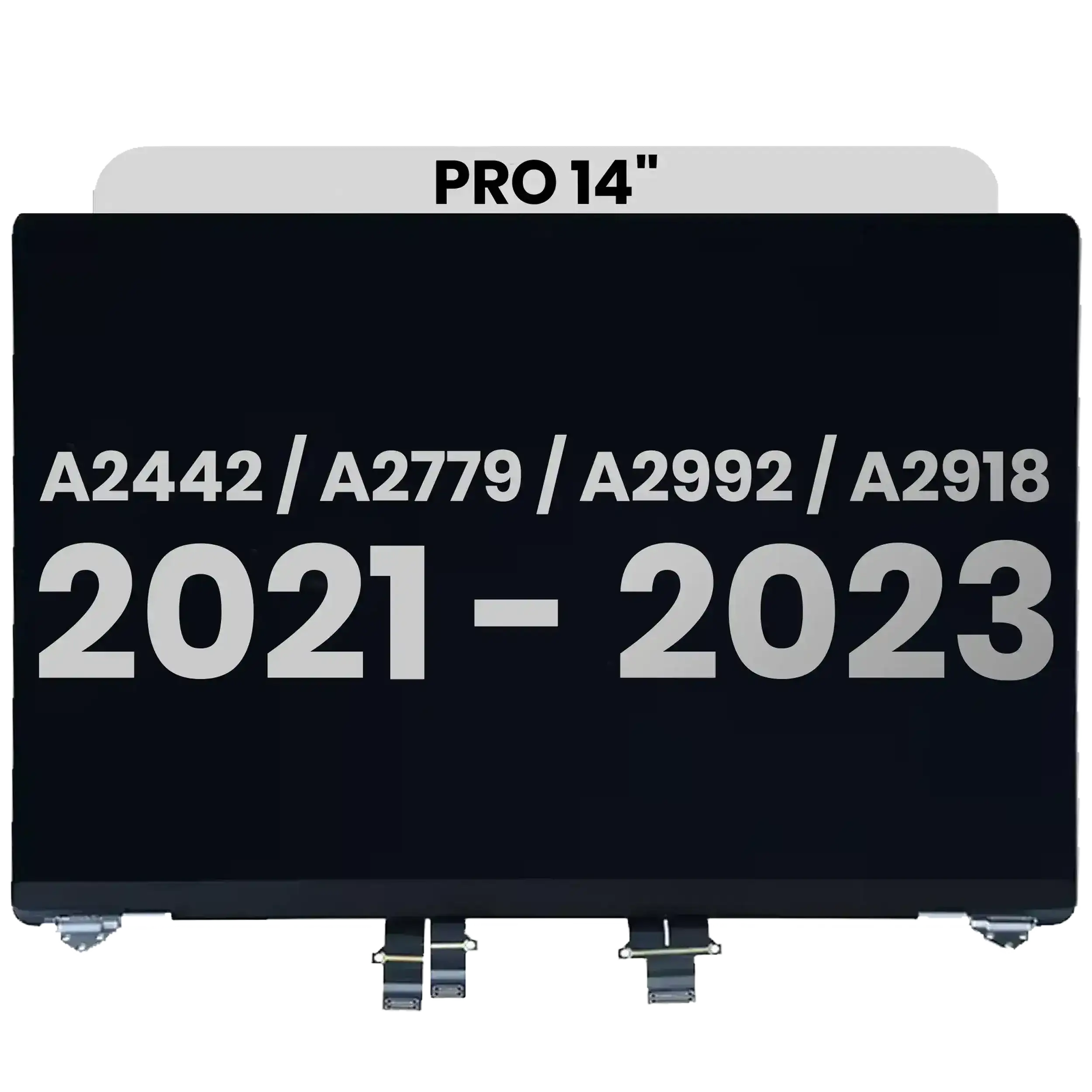 LCD Display for MacBook Pro 14" (A2442 / Late 2021) / (A2779 / Late 2023) / (A2992 / Late 2023) / (A2918 / Late 2023) (Used OEM, Grade A) (Silver)