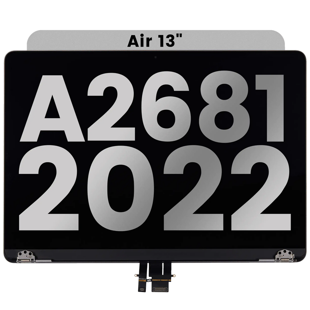 LCD Display for MacBook Air 13" (A2681 / Mid 2022) (used OEM pull-out, Grade A) (Space Gray)