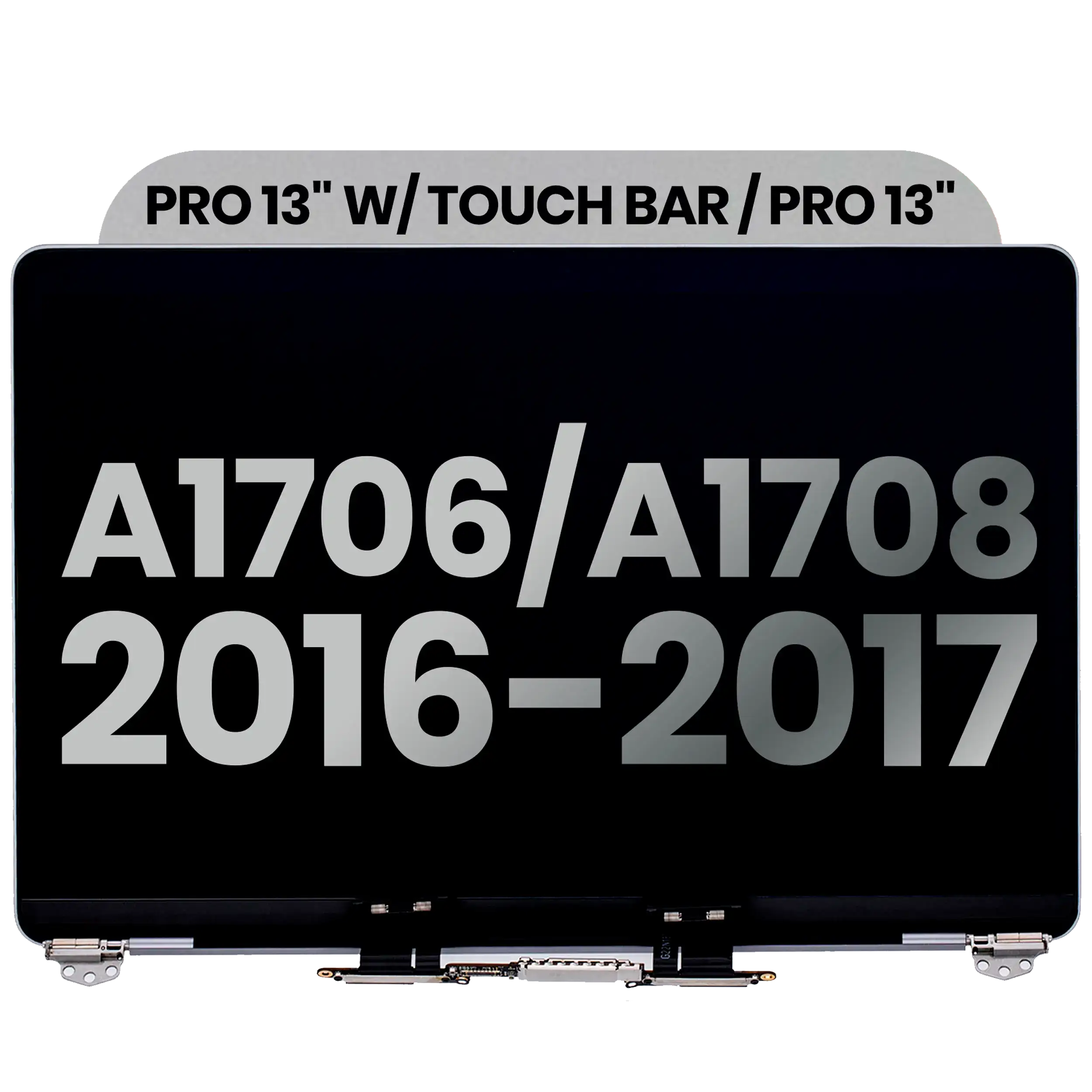 Complete LCD Display Module for MacBook Pro 13" A1706 / A1708 (2016-2017) Used OEM Pull, Grade C Space Gray
