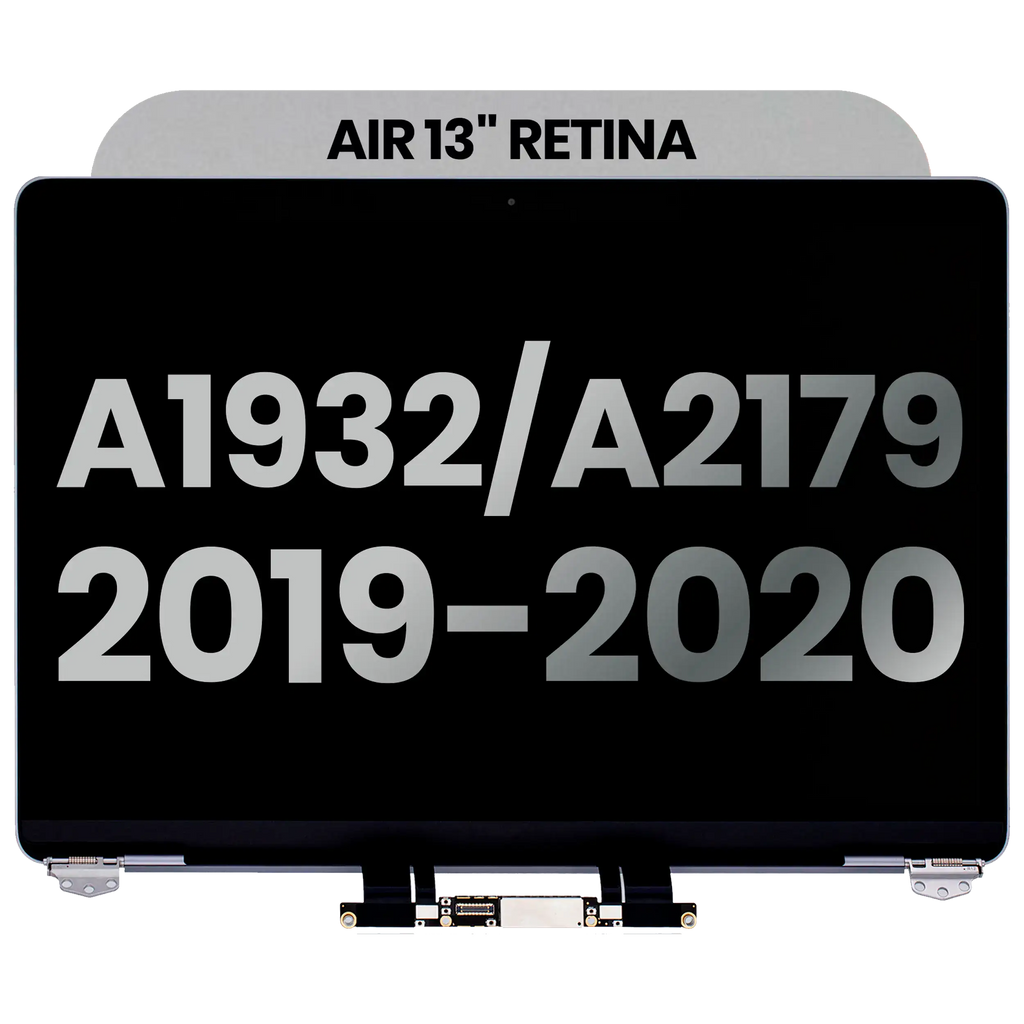 Complete LCD Display Module for MacBook Air 13" A1932 (2019) / A2179 (2020) (Used OEM Pull, Quality B) (Space Gray)