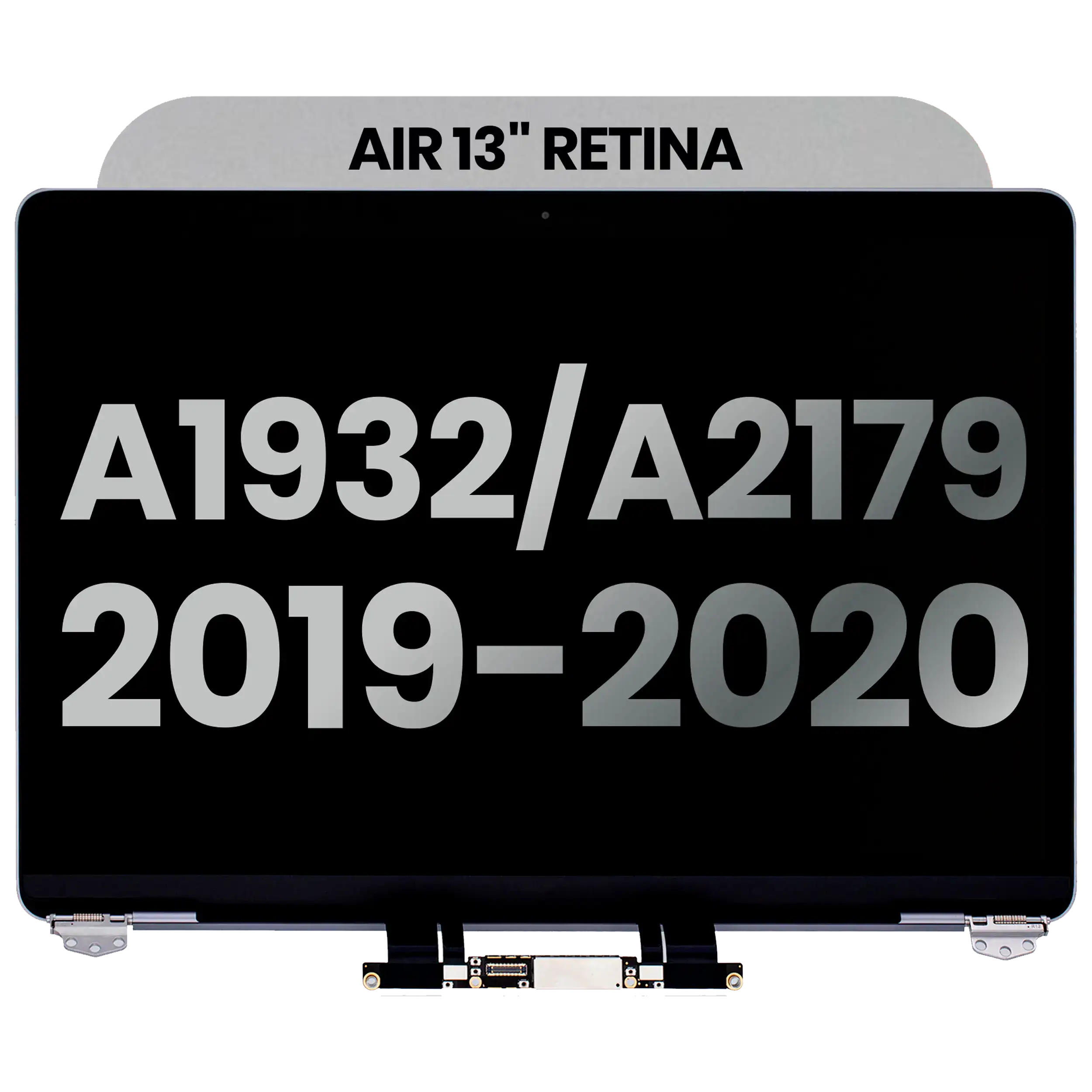 Complete LCD Display Module for MacBook Air 13" A1932 (2019) / A2179 (2020) (Used OEM Pull, Quality B) (Space Gray)