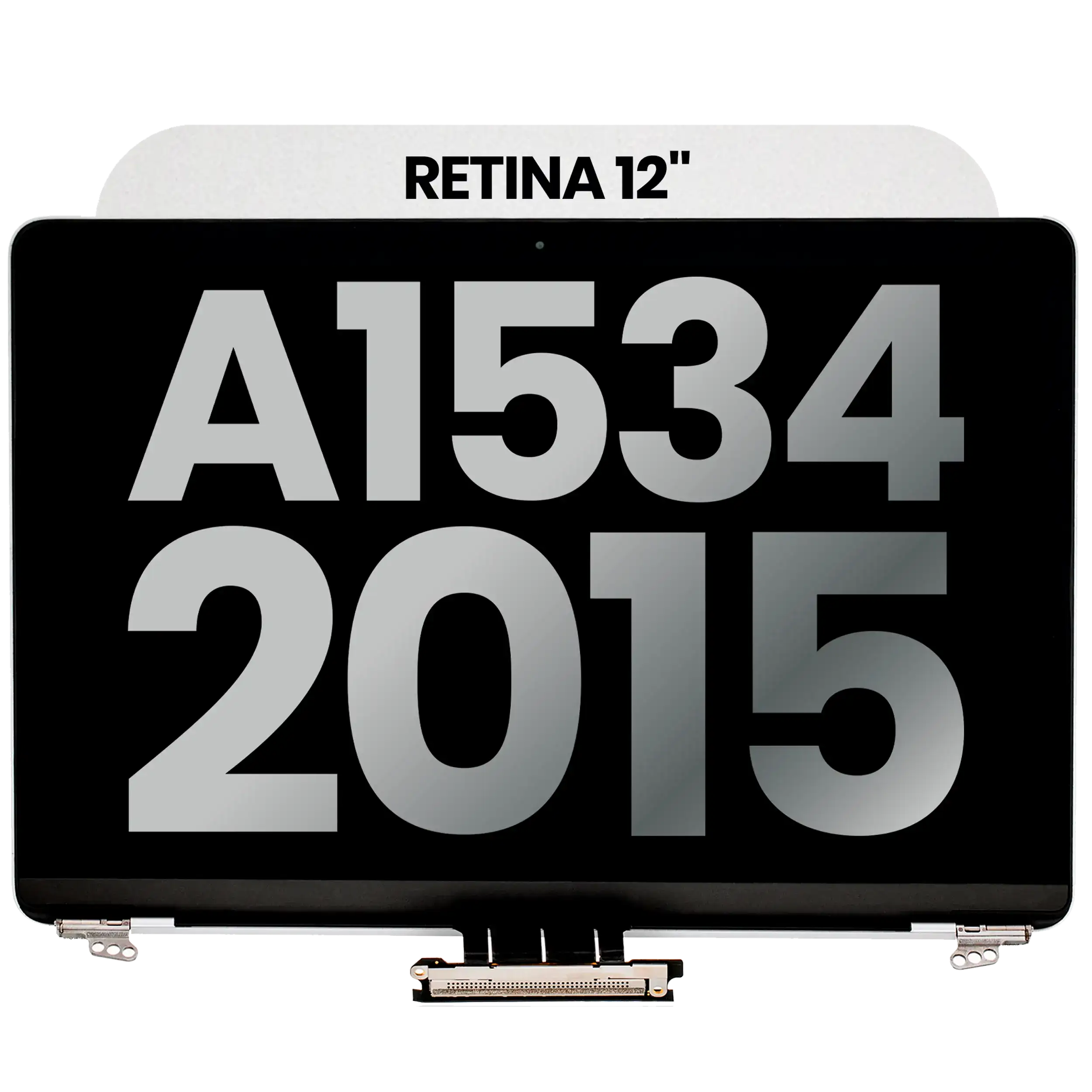 Complete LCD Display for MacBook 12" A1534 (2015) (Used OEM Pull, Grade A) (Silver)
