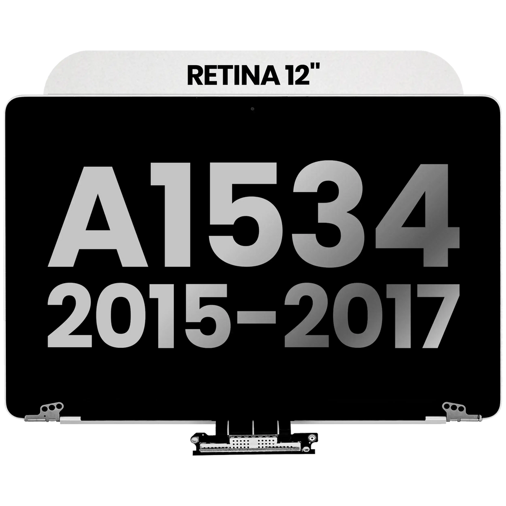 Complete LCD Display Assembly for MacBook 12" A1534 (2015-2017) (Used OEM Pull, B Quality) (Silver)