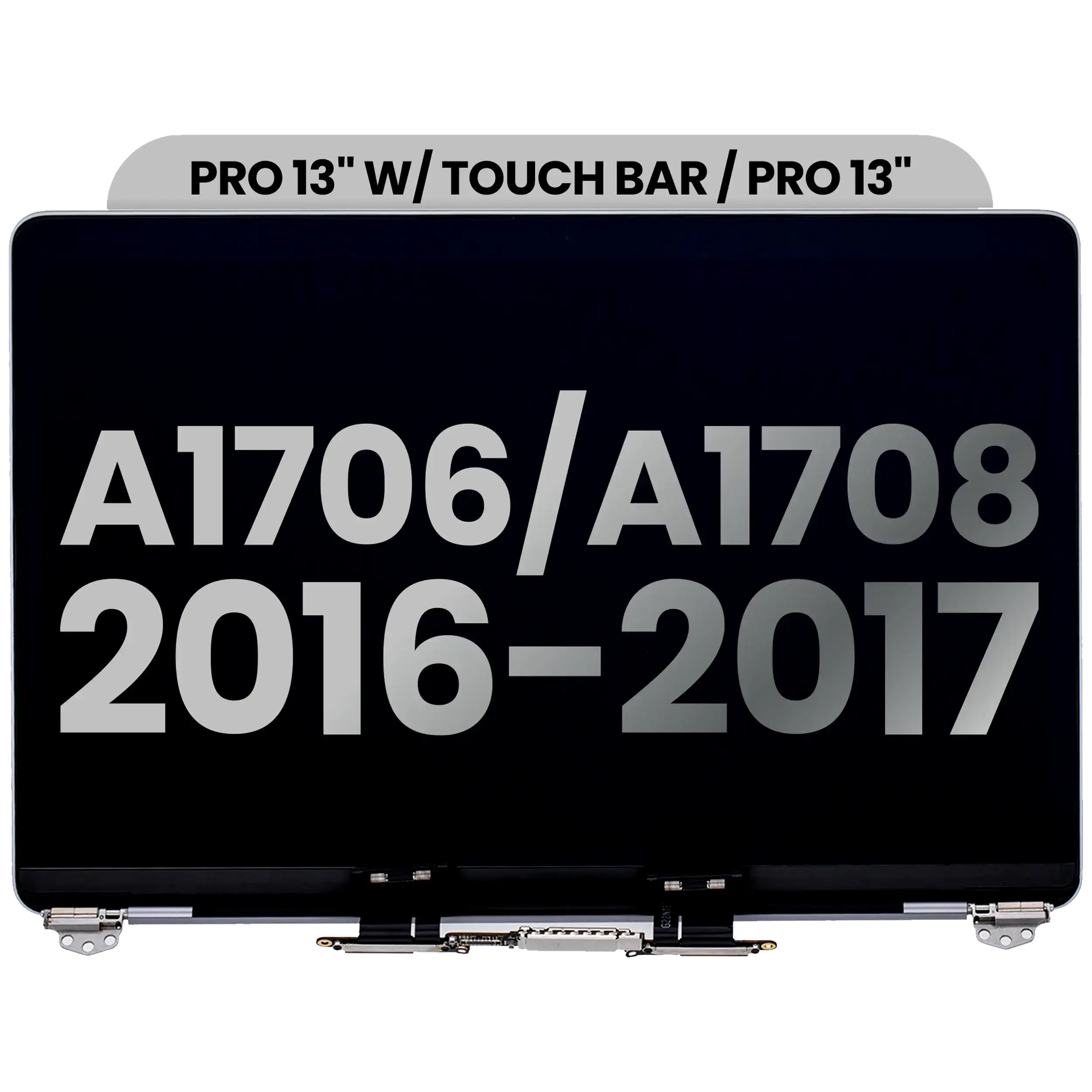 LCD-Display für MacBook Pro 13" A1706/A1708 Space Gray Gebrauchter Ausbau/Pull, Qualität B