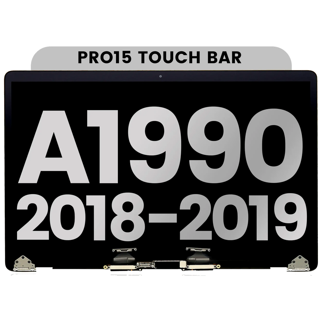Komplettes LCD-Display MacBook Pro 15" A1990 Gebrauchter Ausbau/Pull, Qualität A Silber