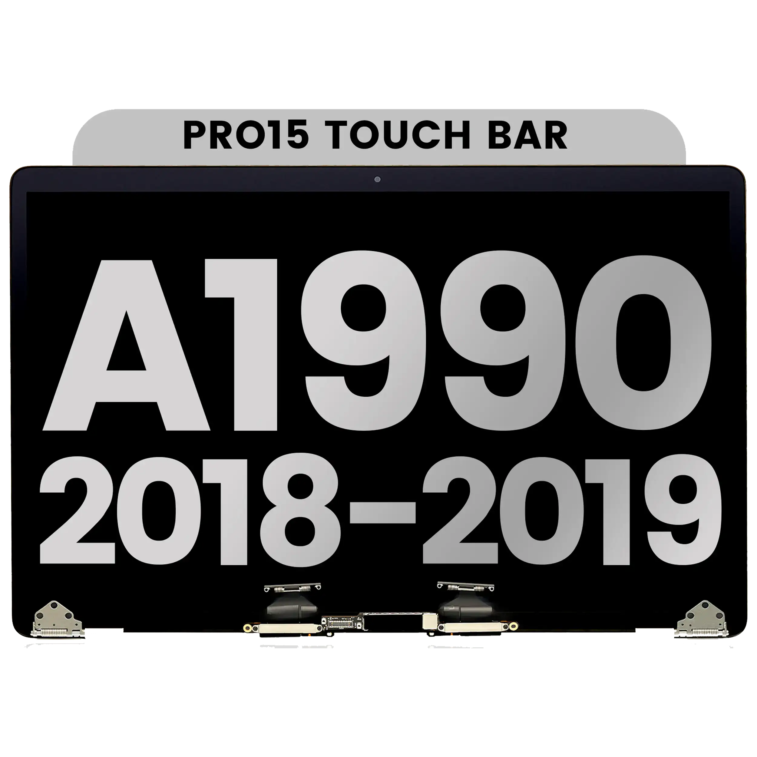 Komplettes LCD-Display MacBook Pro 15" A1990 Gebrauchter Ausbau/Pull, Qualität A Silber