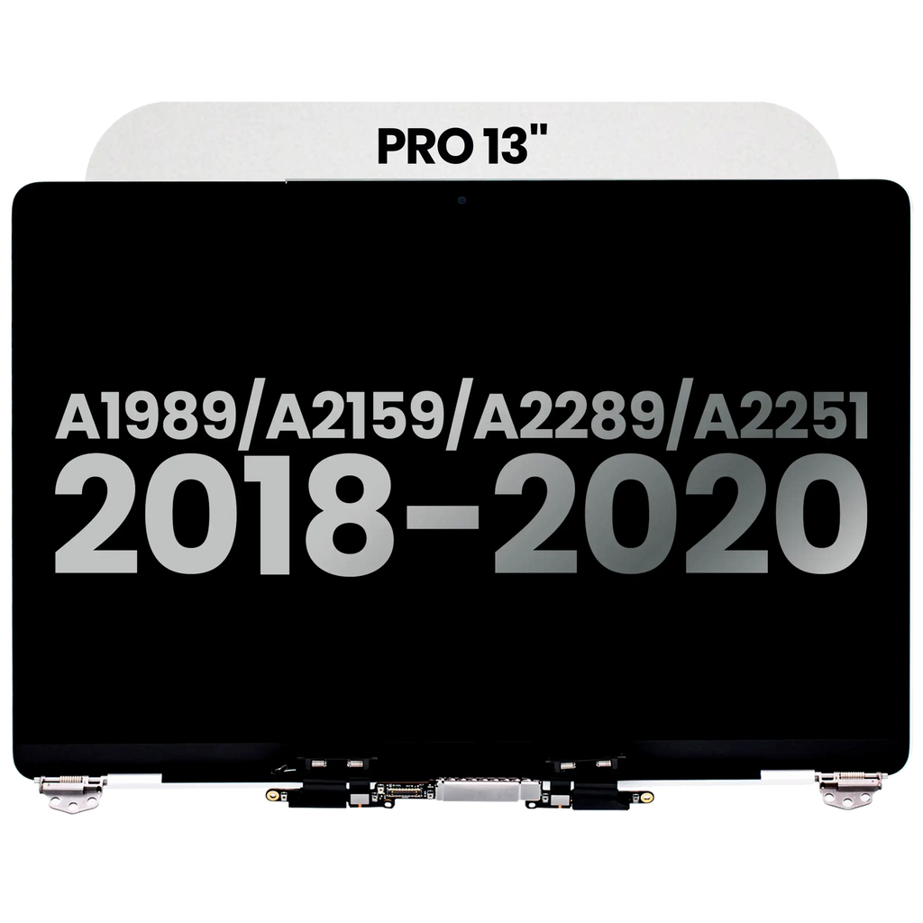 LCD Display for MacBook Pro 13" A1989 (2018-2019), A2159 (2019), A2289 (2020), A2251 (2020) – Grade A (Silver)