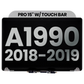 LCD-Display für MacBook Pro 15" A1990 OEM Pull B Space Grau
