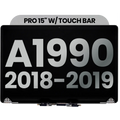 LCD-Display MacBook Pro 15" A1990 OEM Ausbau A Space Gray