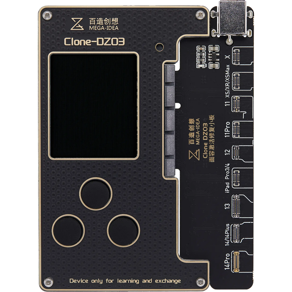 Clone-DZ03 Face ID Tag-On Flexkabel Testwerkzeug für iPhone X-14 Pro Max (Qianli