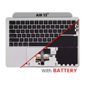 Top Case (Akku+Tastatur) MacBook Air 13" A2681 2022 Silber US