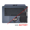 Topcase mit Akku und Tastatur für MacBook Air 15" A2941 Midnight