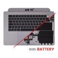 Top Case with Battery and Keyboard for MacBook Air 15" (A2941 / Mid 2023) (UK Keyboard) (Space Gray)