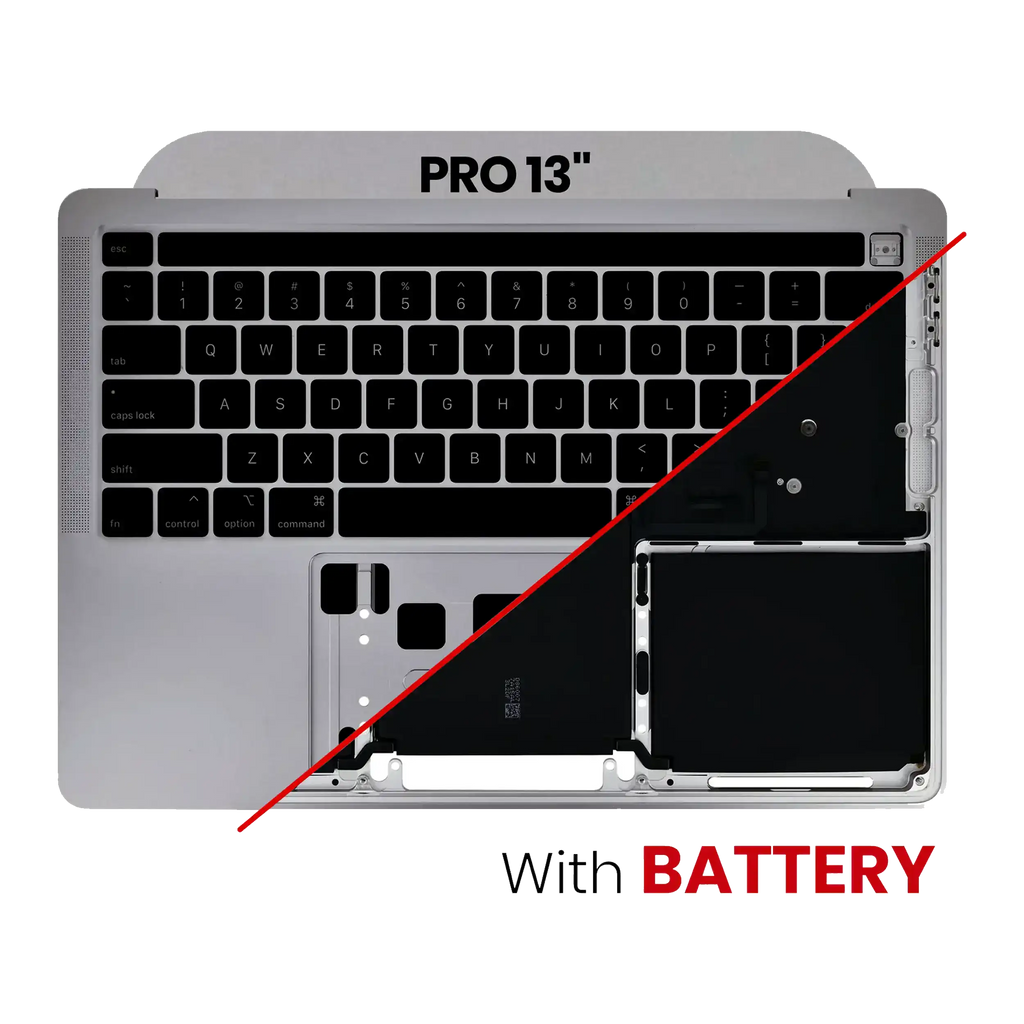 Obergehäuse mit Akku & Tastatur für MacBook Pro 13 A2289 Space Gray OEM Ausbau A