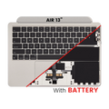 Top Case mit US Tastatur & Akku für MacBook Air 13" A2681 Starlight