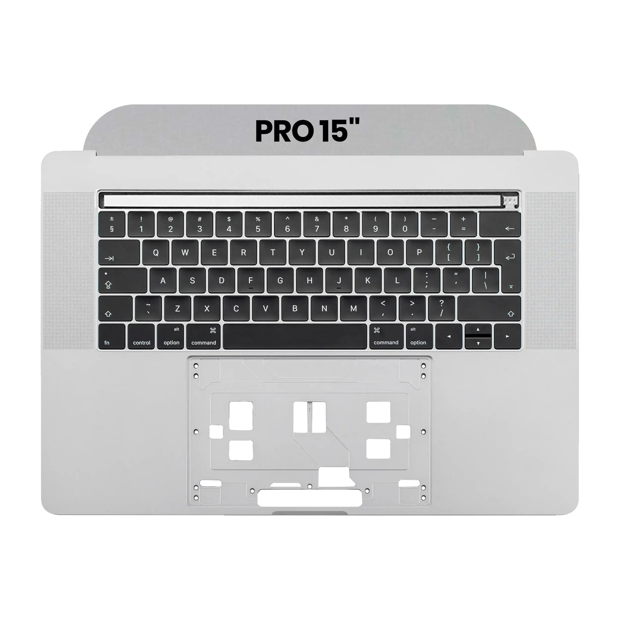 Top Case mit Tastatur für MacBook Pro 15" A1707 (US, Space Grau, OEM B/C)