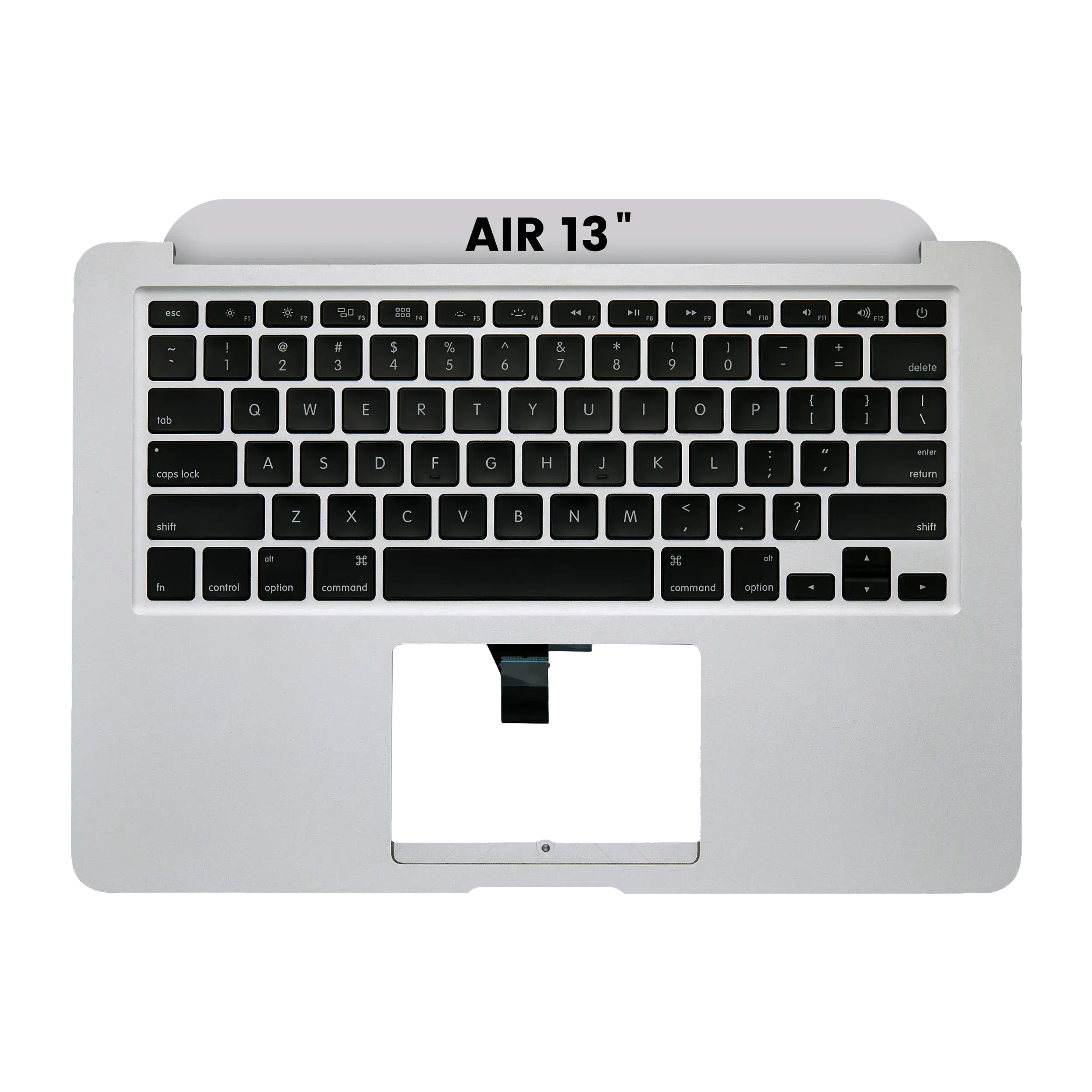 Top Case with Keyboard for MacBook Air 13" (A1369 / Mid 2011) (US English) - used OEM removal, Grade B/C