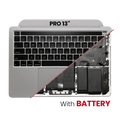 Top Case with Battery and Keyboard for MacBook Pro 13" A2251 (2020) (US Keyboard) (Silver)