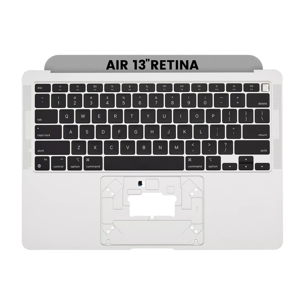 Top Case with Keyboard for MacBook Air 13" A2337 (2020) – US Keyboard, Silver, Grade A