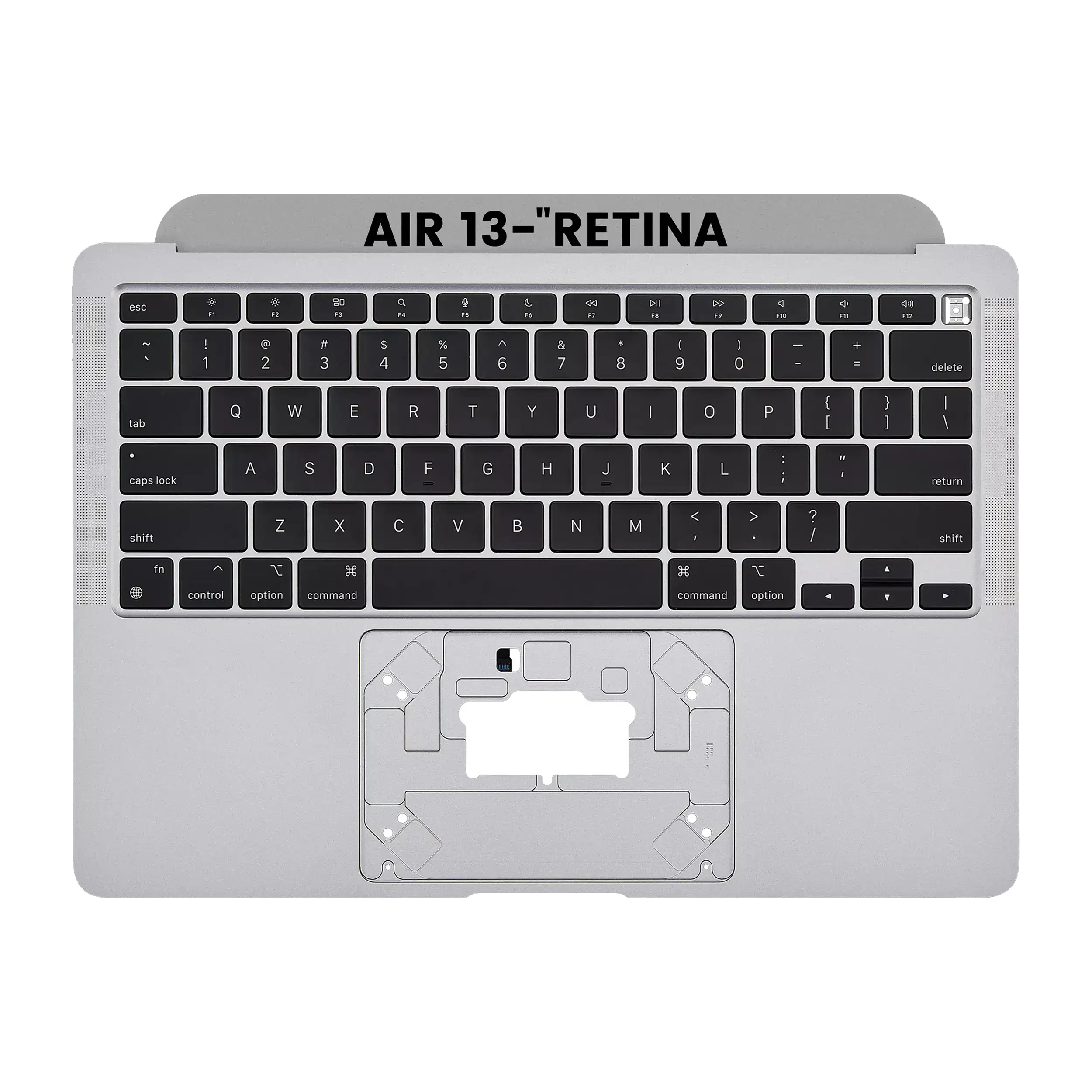 Top Case m. Tastatur f. MacBook Air 13" A2337 Space Gray OEM A US-Tastatur