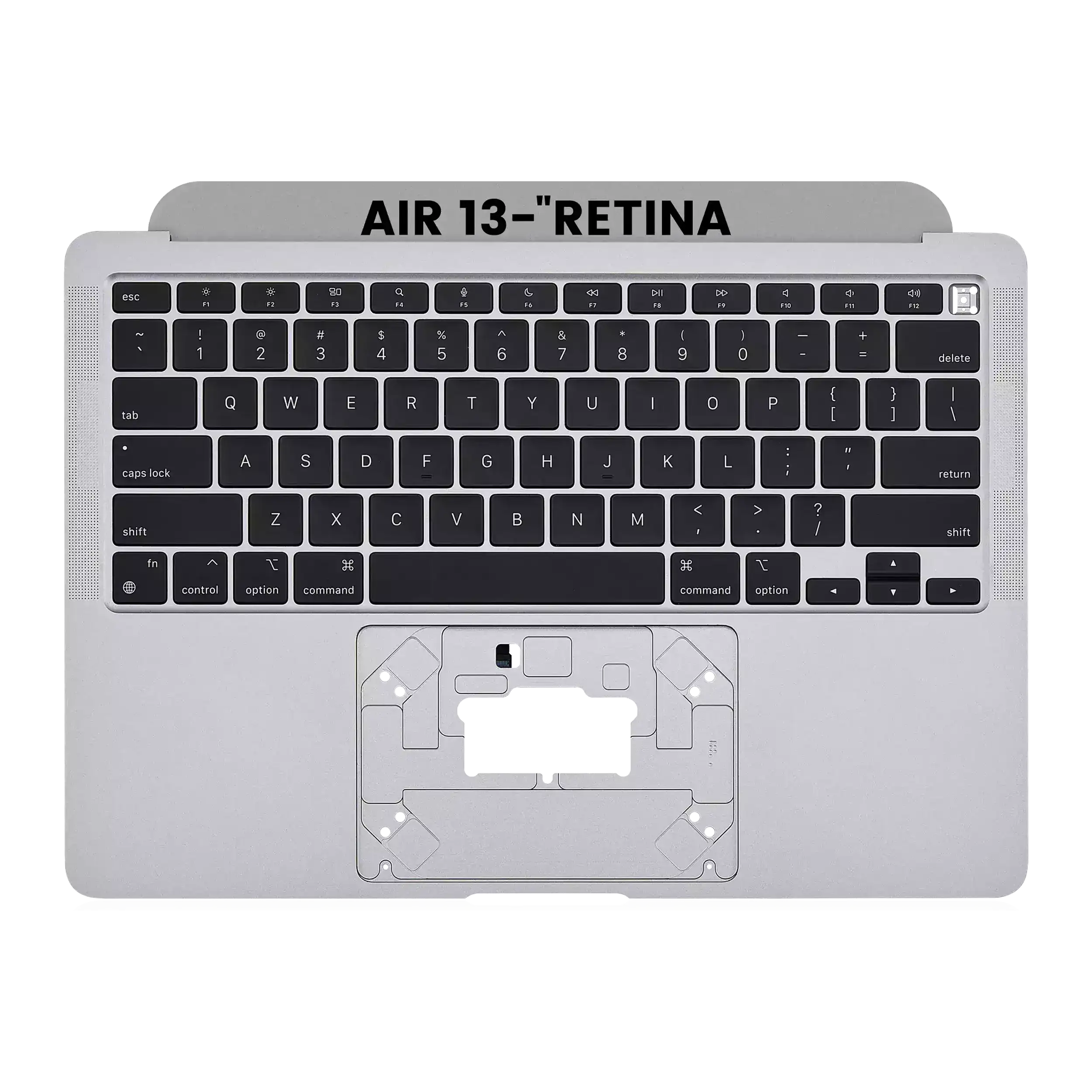 Top Case with Keyboard for MacBook Air 13" A2337 (2020) (OEM Pull, Grade New) (Space Gray) (US Keyboard)