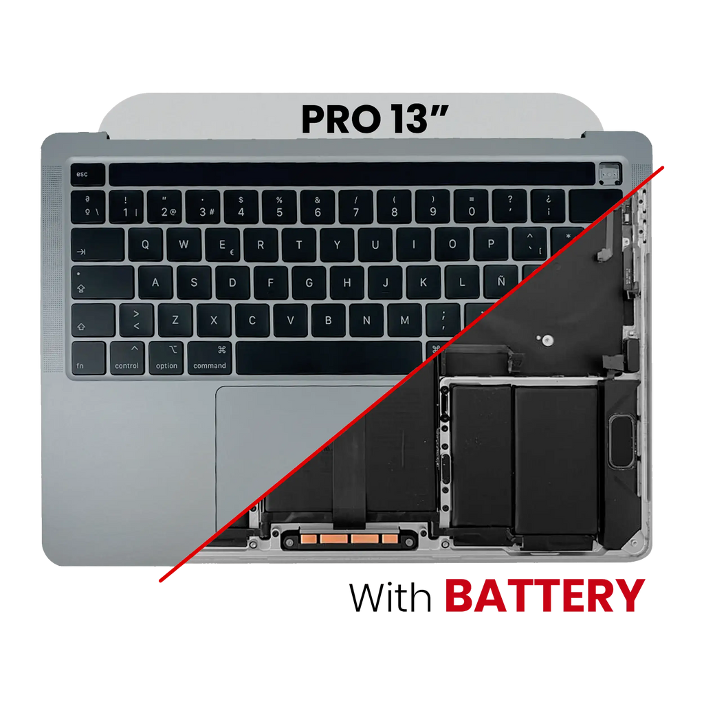 Top Case with Battery and Keyboard for MacBook Pro 13" A2251 (2020) (UK Keyboard) (Space Gray)