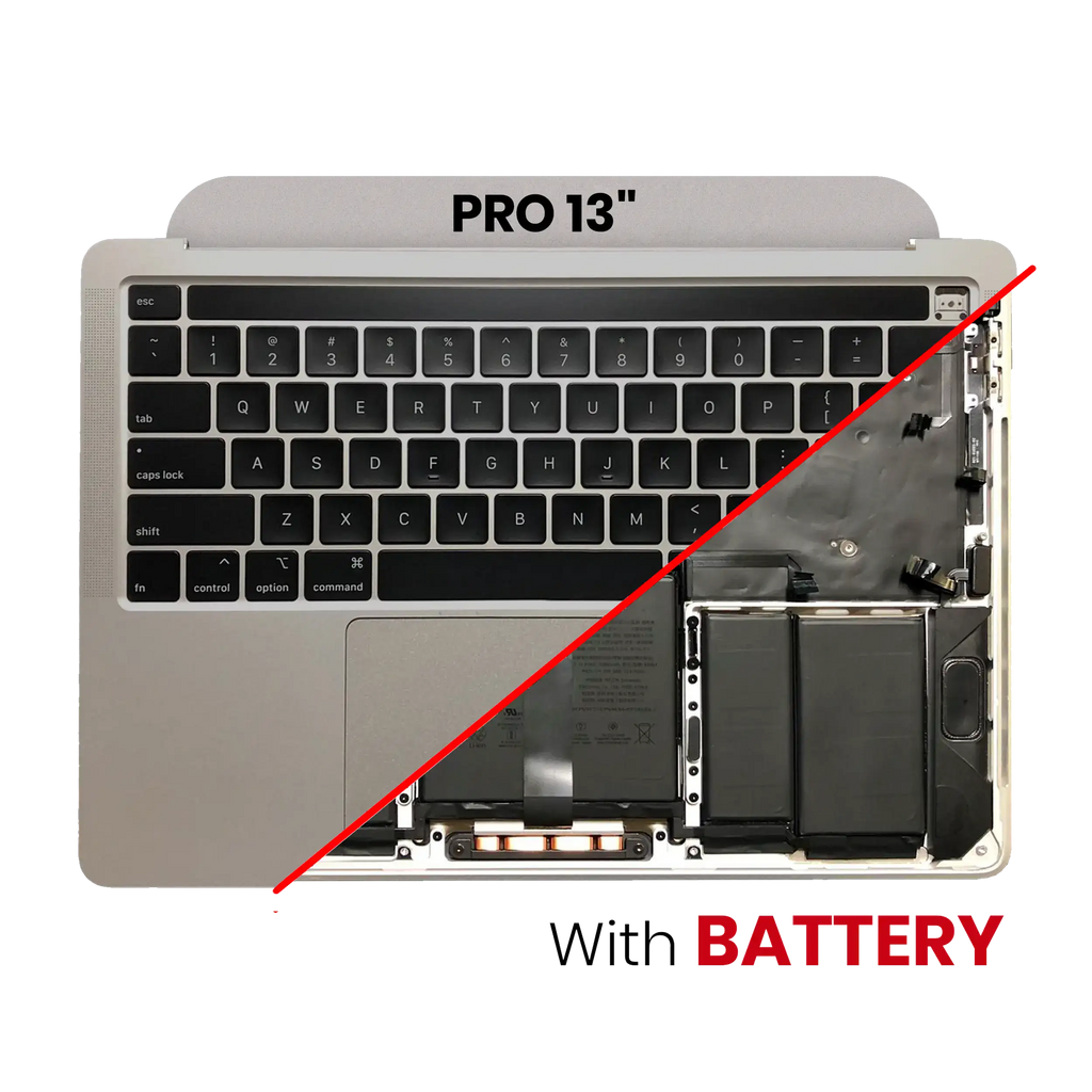 Top Case with Battery and Keyboard for MacBook Pro 13" A2251 (2020) (US Keyboard) (Space Gray)