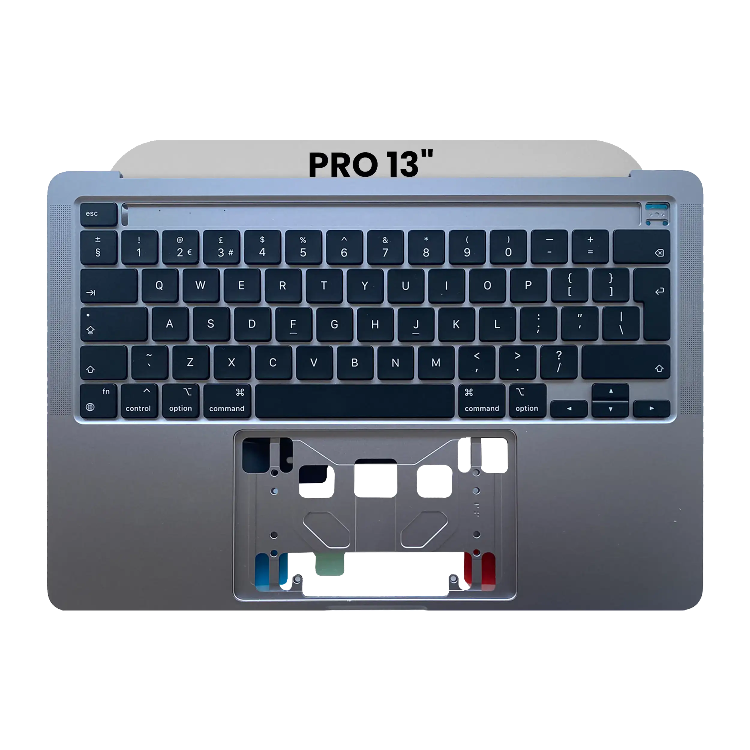 Top Case mit Tastatur für MacBook Pro 13" A2338 (2020) – UK English – Space Gray