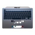 Top Case mit Tastatur für MacBook Pro 13" A2338 (2020) – UK English – Space Gray