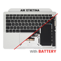 Topcase mit Akku+Tastatur für MacBook Air A2337 Silber UK-Tastatur (A)