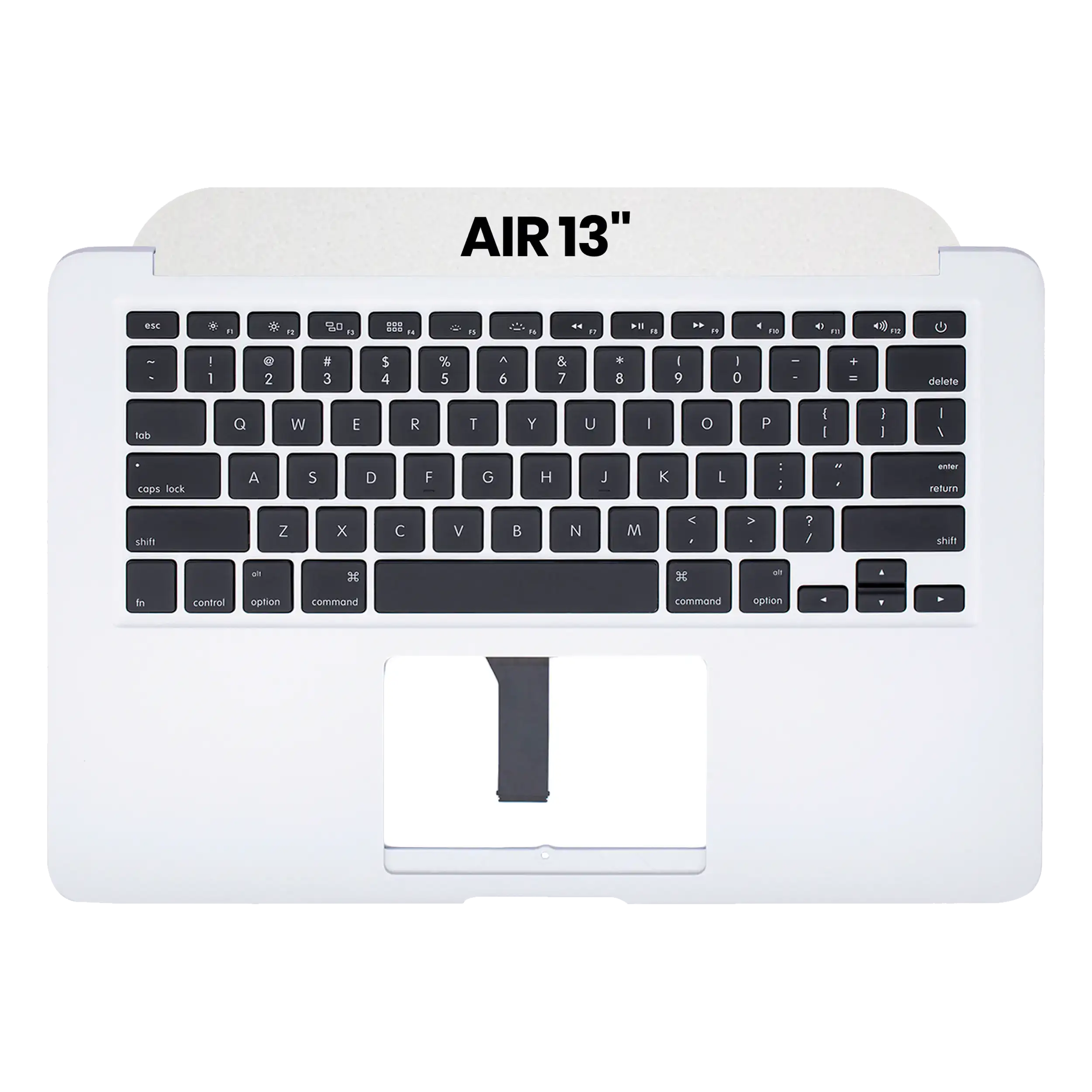 Top Case with Keyboard for MacBook Air 13" A1466 (2012) (US English) (used OEM pull, quality B/C)