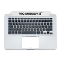 Top Case with Keyboard for MacBook Unibody 13" (A1278, Mid 2009/Mid 2010) US English used OEM part, Quality B