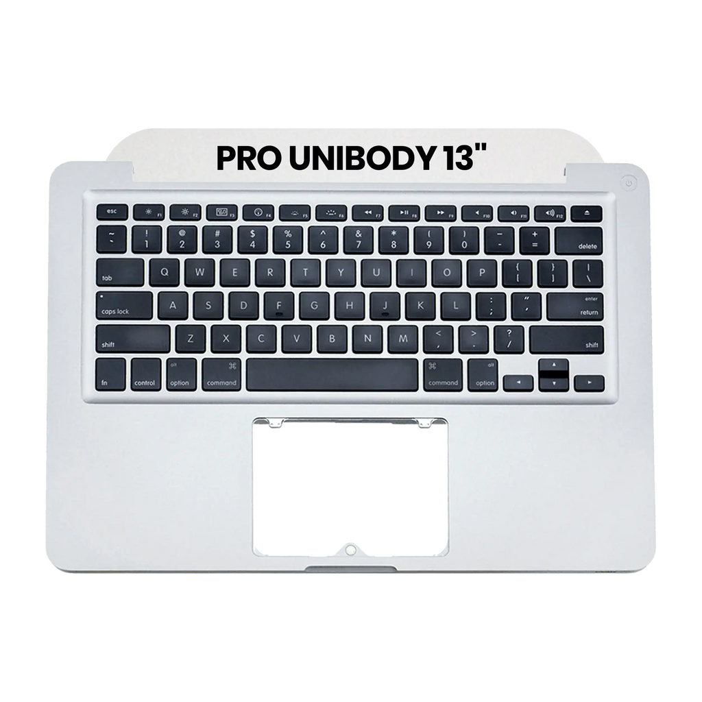 Top Case with Keyboard for MacBook Unibody 13" (A1278, Mid 2009/Mid 2010) US English used OEM part, Quality B