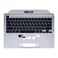 Top Case US-Tastatur MacBook Pro 13 A2289 Space Grau OEM Pull NEU