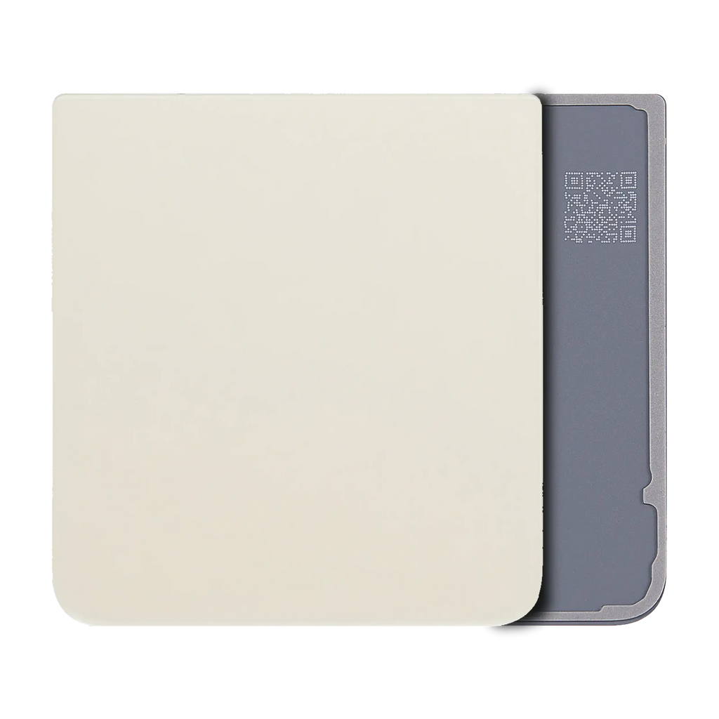 Lower Glass Back Cover for Samsung Galaxy Z Flip 3 5G (Service Pack) (Cream)