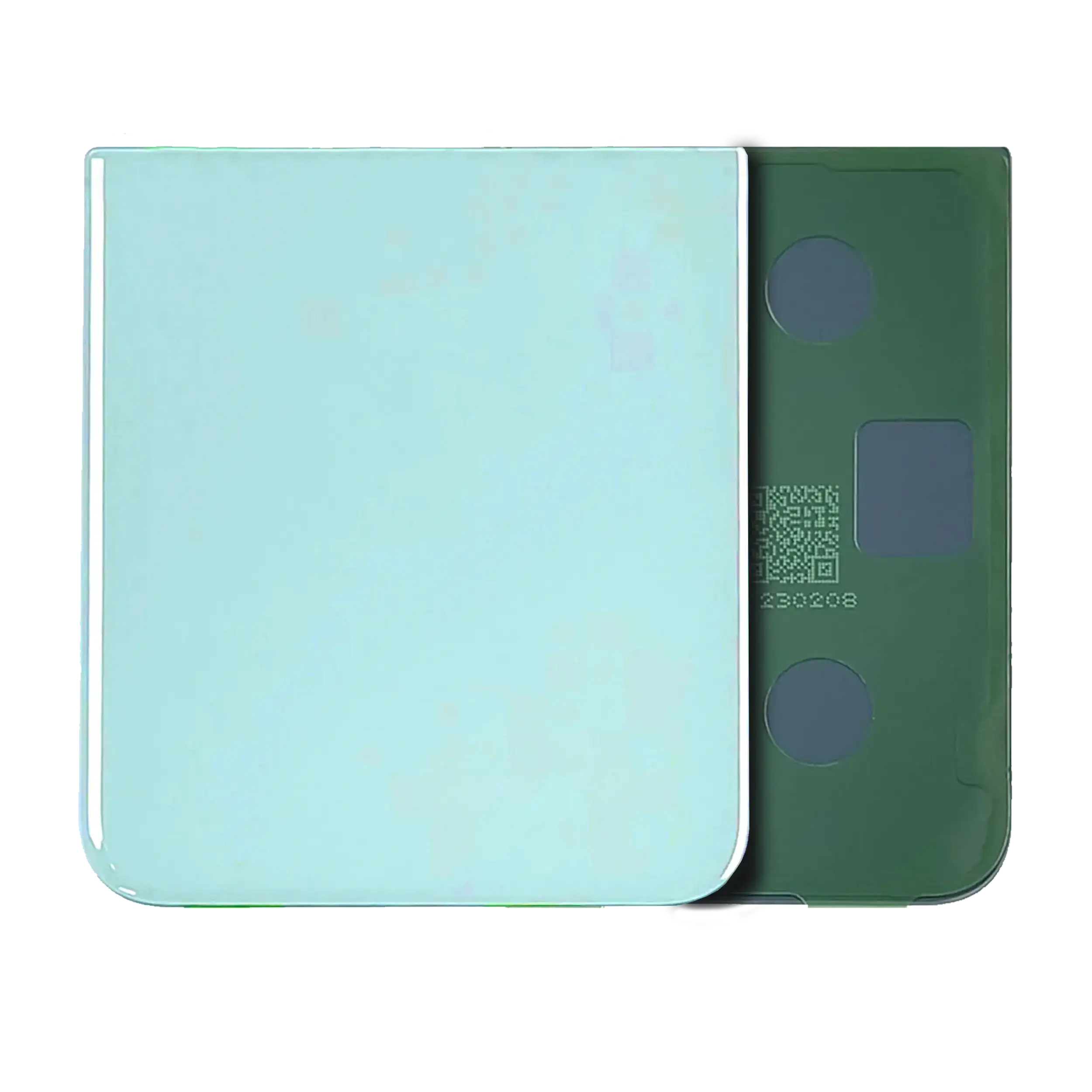 Unteres Rückseiten-Abdeckglas für Samsung Galaxy Z Flip 5 (Service Pack) (Blau)