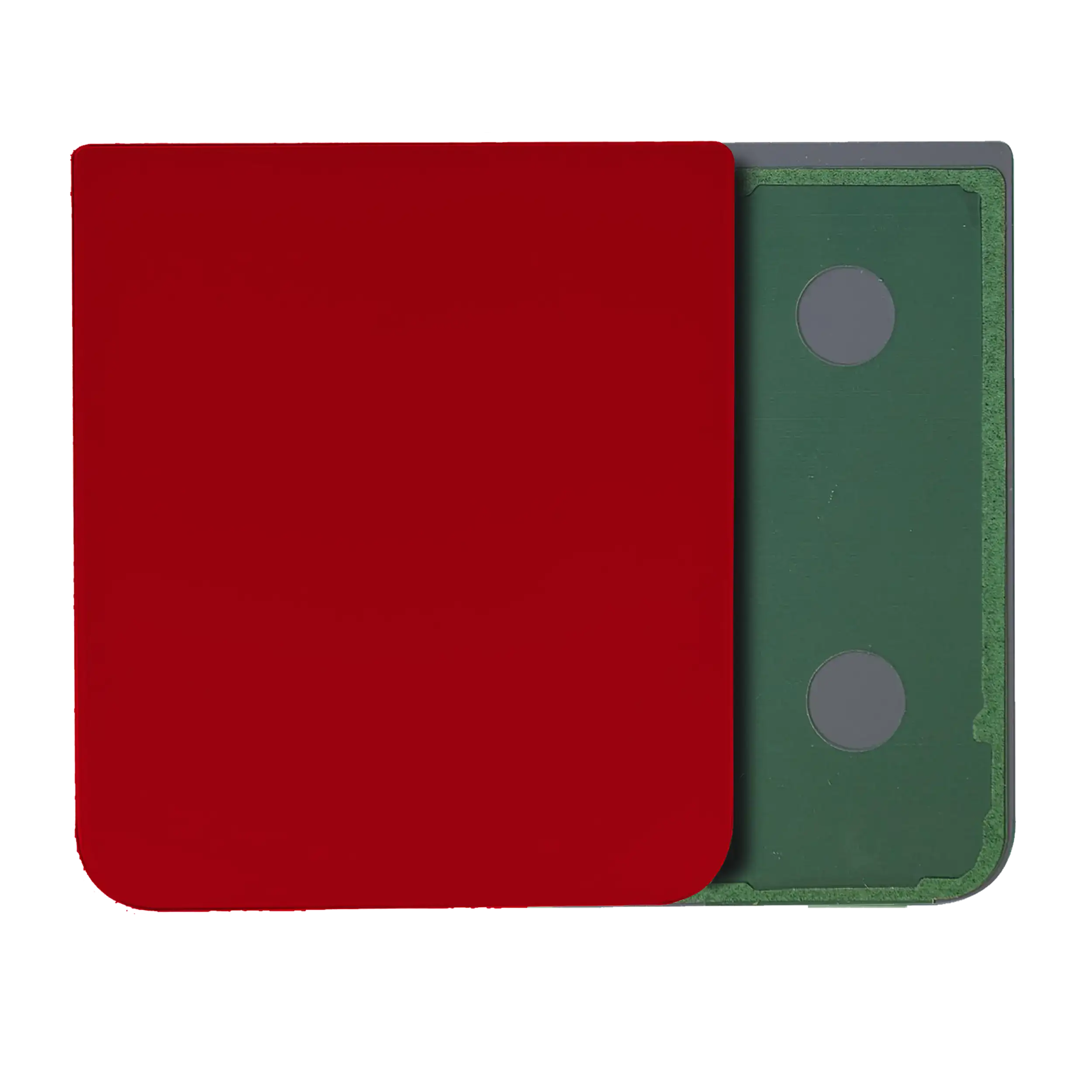 Unteres Rückseiten-Glas für Samsung Galaxy Z Flip 4 (Service Pack) (Rot)