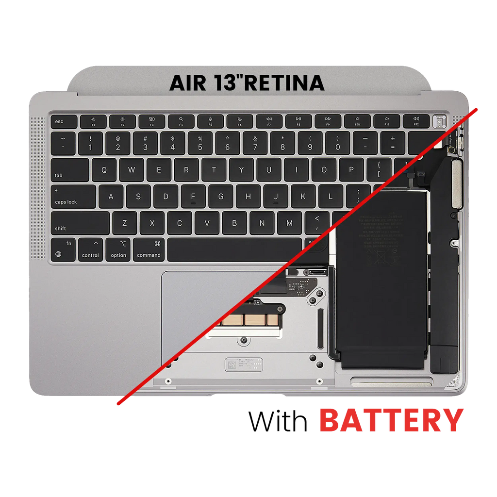 Top Case with Battery and Keyboard for MacBook Air 13" A2337 (2020) Space Gray (US Keyboard)