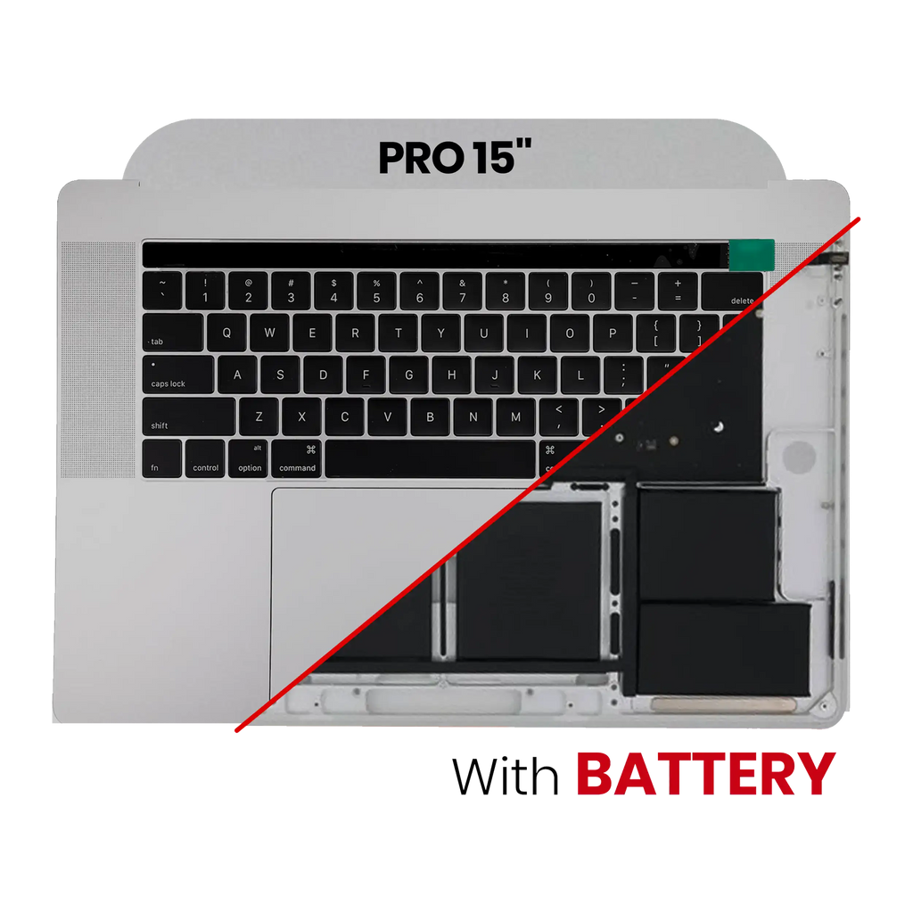 Topcase (with Battery and Keyboard) for MacBook Pro 15" A1707 (2016-2017) (Space Gray) (UK English)
