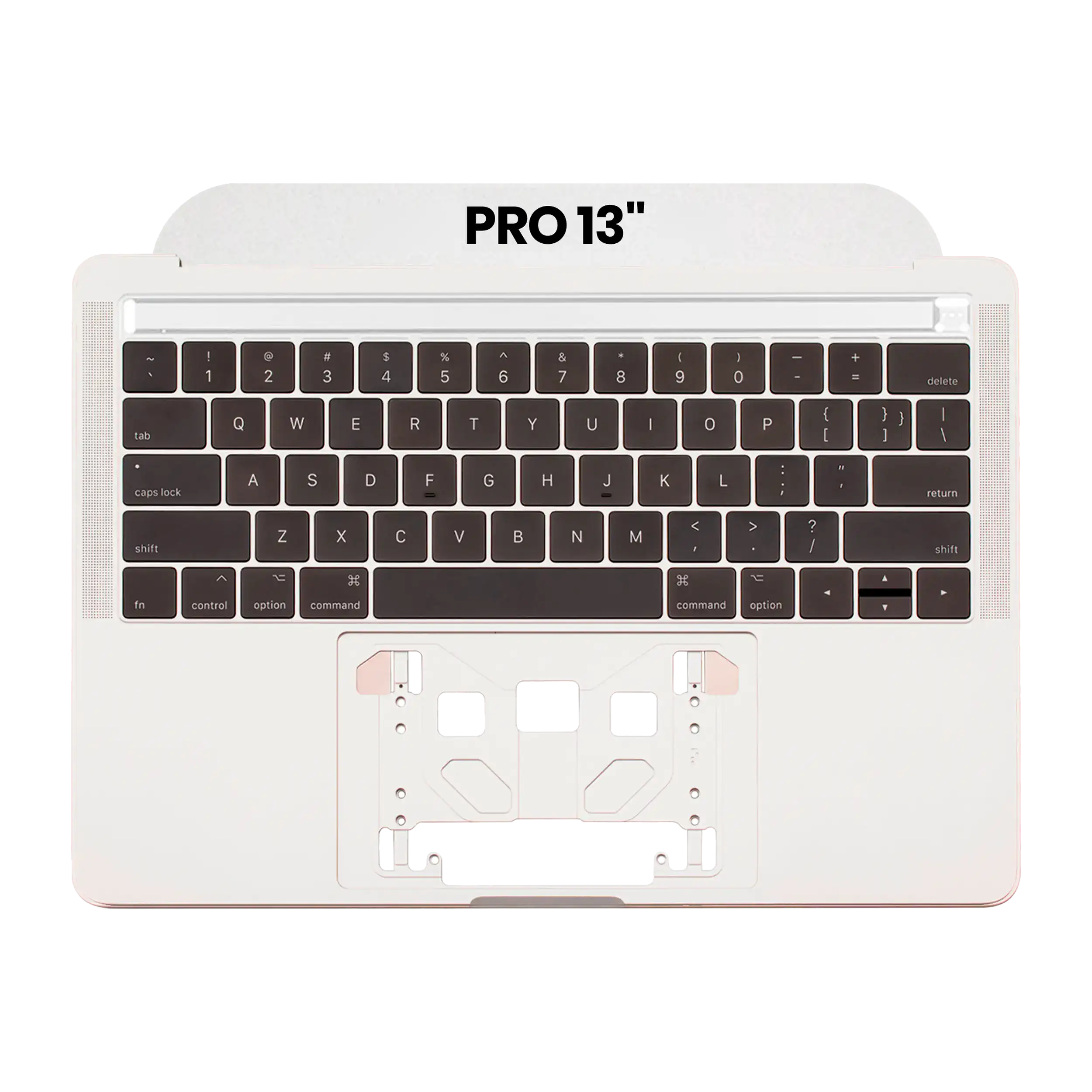 Apple MacBook Pro 13" A1706 Top Case Tastatur US Silber Gebrauchter Ausbau/Pull Neuwertig