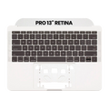 Top Case mit Tastatur MacBook Pro 13 A1708 US Silber OEM Neu