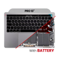 Apple MacBook Pro 13" A1706 Topcase mit Akku & Tastatur (Space Grau, UK)