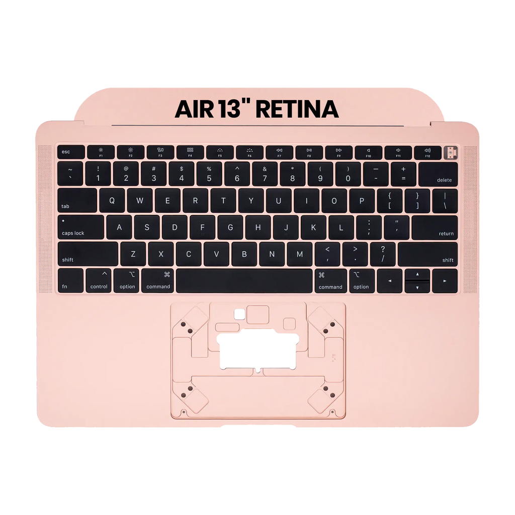 Top Case with Keyboard for MacBook Air 13" A1932 (2018/2019) (US English) (used OEM pull: Grade New) (Gold)