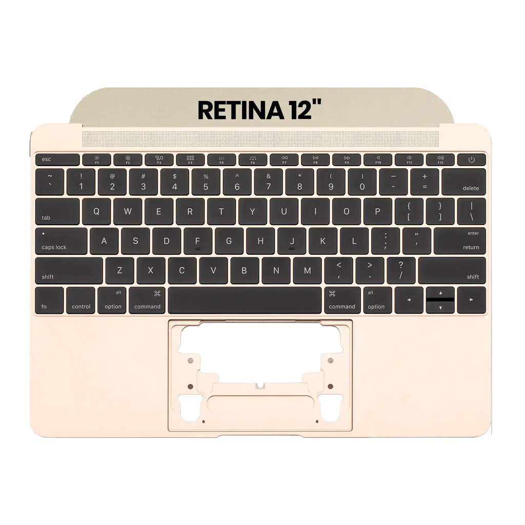 Top Case mit Tastatur & Mikrofon für MacBook 12" A1534 2016-2017 Gold (Gebrauchter Ausbau/Pull)