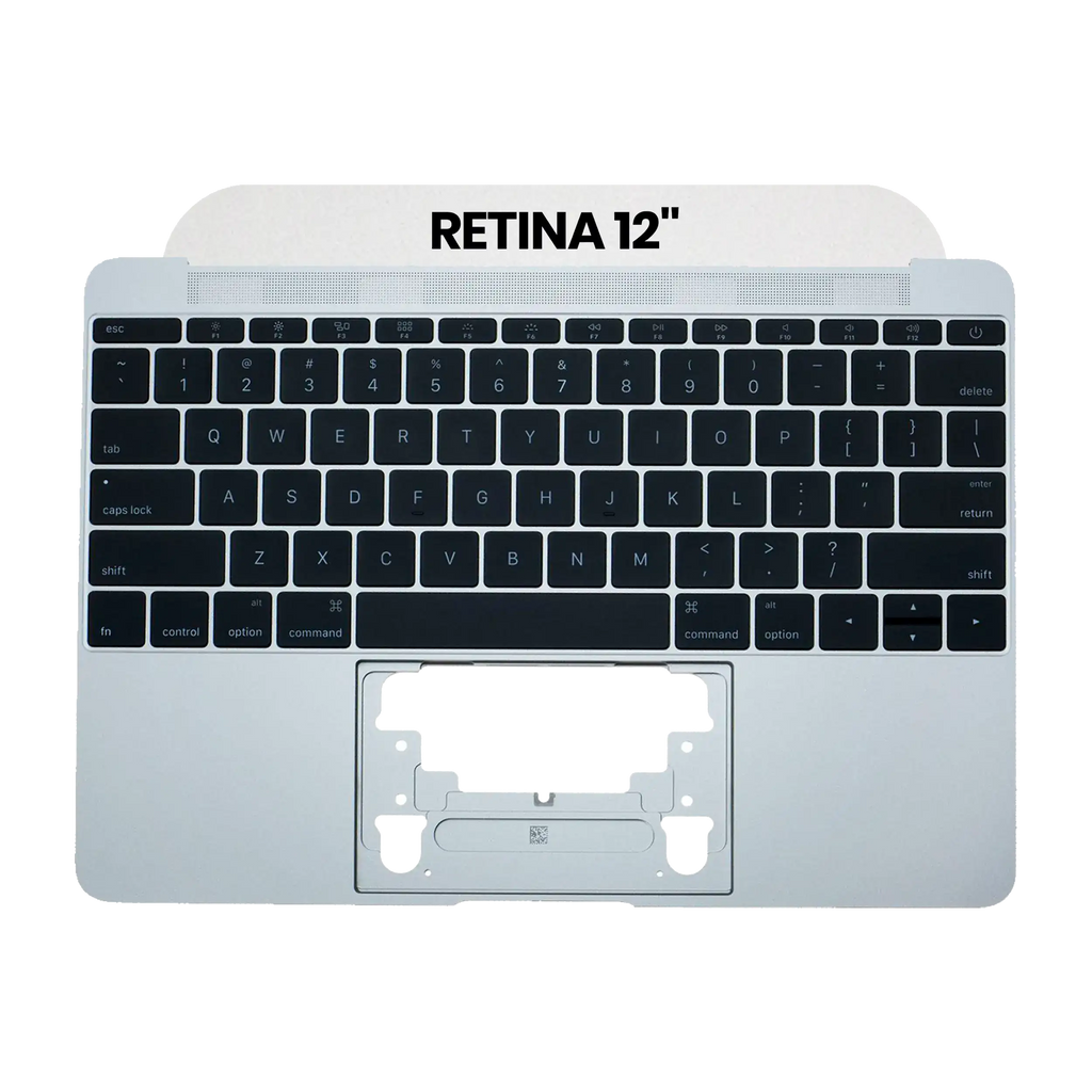 Top Case Tastatur Mikrofon MacBook 12" A1534 (2015) US OEM Neuzustand Silber