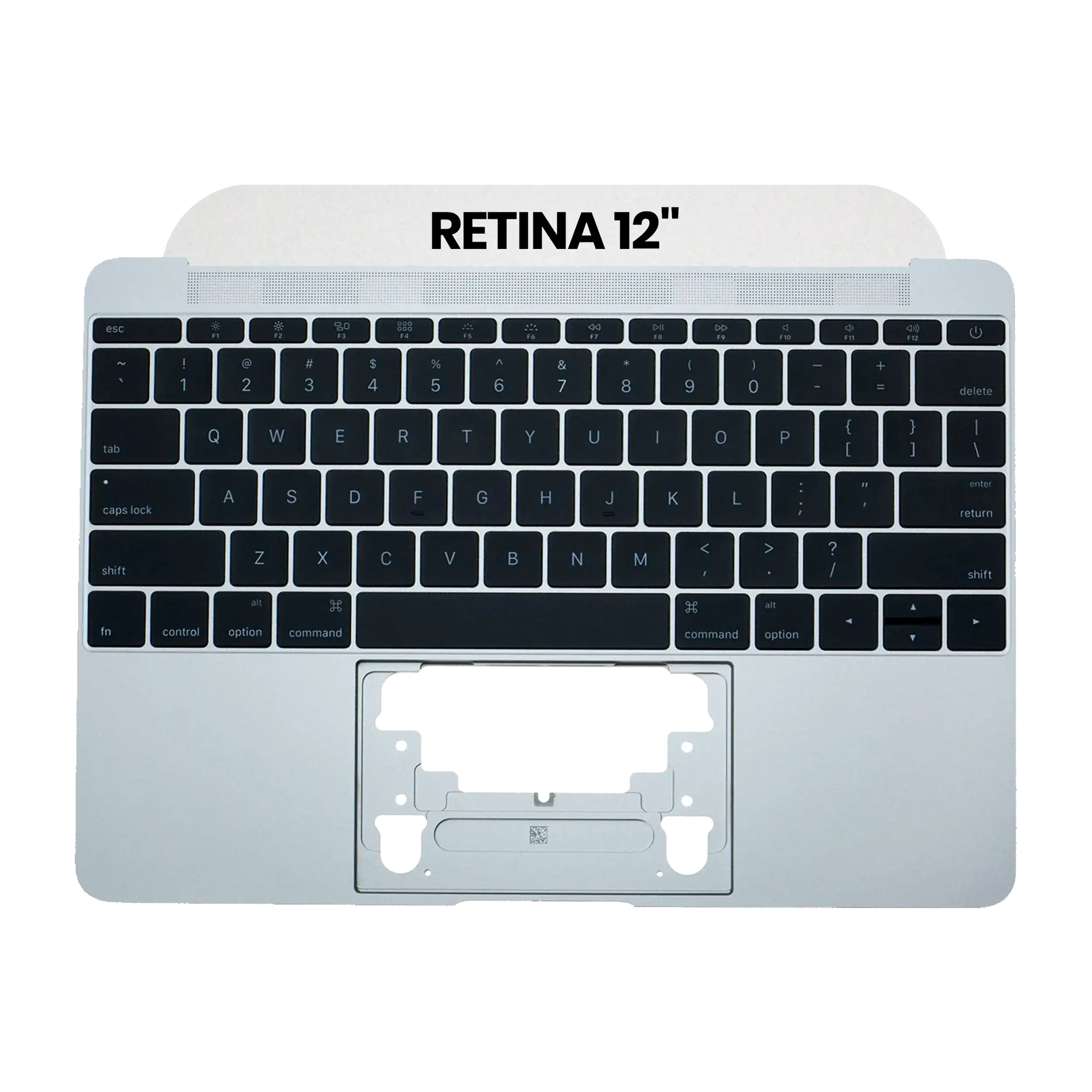 Top Case Tastatur Mikrofon MacBook 12" A1534 (2015) US OEM Neuzustand Silber
