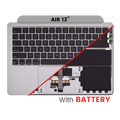 Apple MacBook Air 13" A2681 Top Case Akku Tastatur Space Grau US